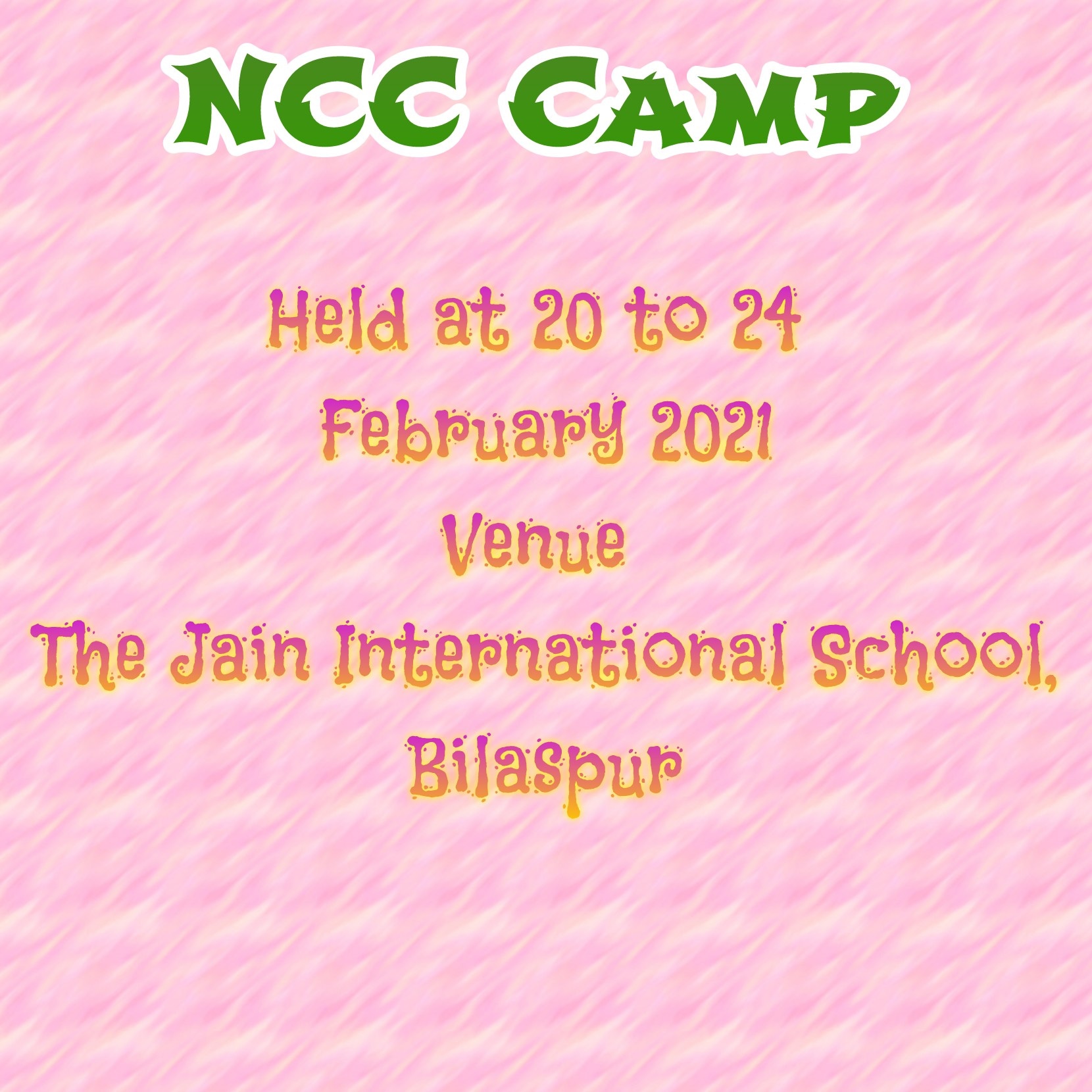 NCC Event - NCC Camps